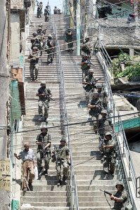 Exército em favelas do Rio